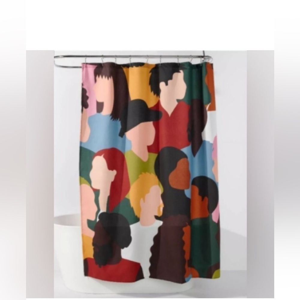 Room Essentials Multicolor Shower Curtain